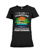 Counseling Pontooning Premium Fit Ladies Tee tile