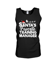 Santa's favorite Training Manager Unisex Tank thumbnail
