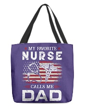 Nurse Dad All-Over Tote tile