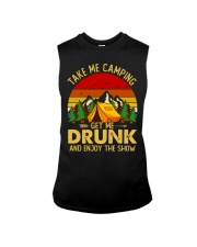 Camping drunk Sleeveless Tee tile