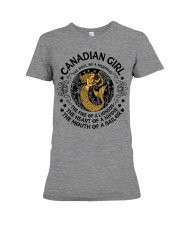 Canadian mermaid girl Premium Fit Ladies Tee thumbnail