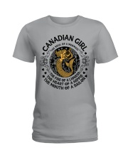 Canadian mermaid girl Ladies T-Shirt thumbnail