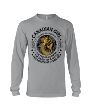 Canadian mermaid girl Long Sleeve Tee thumbnail