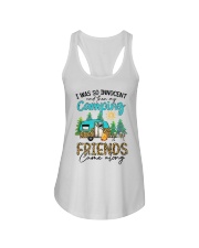 Camping friends Ladies Flowy Tank tile