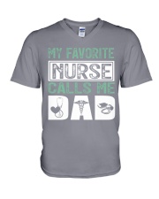 Nurse Dad V-Neck T-Shirt tile