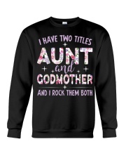 Rockin' Aunt and Godmother Crewneck Sweatshirt tile
