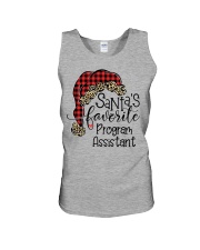 Santa's favorite Program Assistant Unisex Tank tile