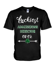 Luckiest Admissions Director Ever V-Neck T-Shirt thumbnail