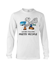 Camping smoke follows Long Sleeve Tee thumbnail