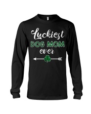 Luckiest Dog Mom Ever Long Sleeve Tee thumbnail