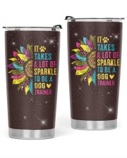It takes a lot of sparkle to be a Dog Trainer 20oz Cone Glitter Tumbler front