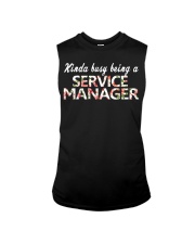 Kinda busy being a Service Manager Sleeveless Tee thumbnail