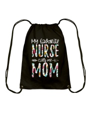 MY FAVORITE NURSE CALLS ME MOM Drawstring Bag tile