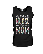 MY FAVORITE NURSE CALLS ME MOM Unisex Tank tile