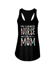 MY FAVORITE NURSE CALLS ME MOM Ladies Flowy Tank tile