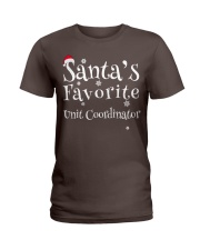 Santa's favorite Unit Coordinator Ladies T-Shirt thumbnail