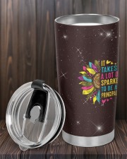 It takes a lot of sparkle to be a Principal 20oz Cone Glitter Tumbler aos-glitter-tumbler-cone-shape-20oz-lifestyle-front-16
