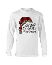 Santa's favorite Bartender Long Sleeve Tee tile