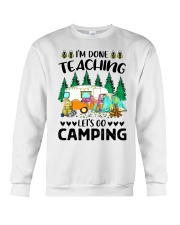 teaching camping Crewneck Sweatshirt tile
