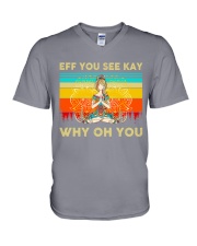 Eff you see kay V-Neck T-Shirt tile