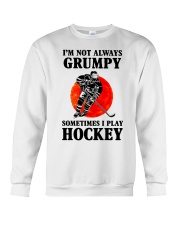 Grumpy Hockey Crewneck Sweatshirt thumbnail