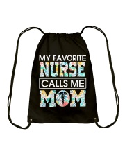 MY FAVORITE NURSE CALLS ME MOM Drawstring Bag tile