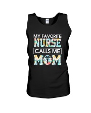 MY FAVORITE NURSE CALLS ME MOM Unisex Tank tile