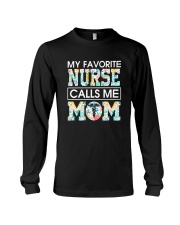 MY FAVORITE NURSE CALLS ME MOM Long Sleeve Tee tile