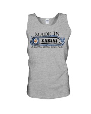 Made in Kansas along time ago Unisex Tank thumbnail