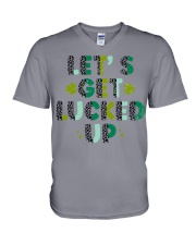 Let's Get Lucked Up V-Neck T-Shirt tile