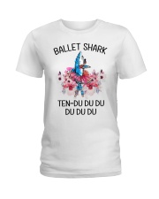 Ballet shark Ladies T-Shirt tile