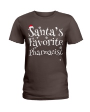 Santa's favorite Pharmacist Ladies T-Shirt thumbnail