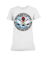 Hockey mom Premium Fit Ladies Tee tile