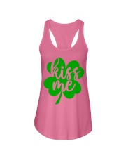 Kiss me I'm Irish Ladies Flowy Tank tile