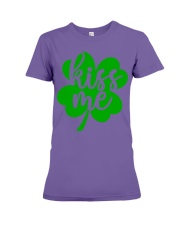 Kiss me I'm Irish Premium Fit Ladies Tee tile