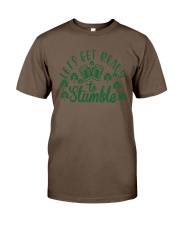 Lets get ready to stumble green Classic T-Shirt tile