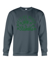 Lets get ready to stumble green Crewneck Sweatshirt tile