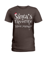 Santa's favorite Talent Manager Ladies T-Shirt thumbnail