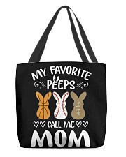 My favorite peeps call me mom All-Over Tote tile