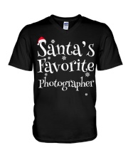 Santa's favorite Photographer V-Neck T-Shirt thumbnail