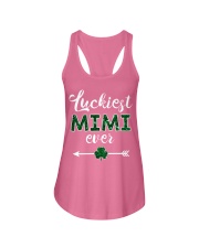 Luckiest Mimi Ever Ladies Flowy Tank thumbnail