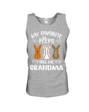 My favorite peeps call me grandma Unisex Tank tile