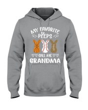 My favorite peeps call me grandma Hooded Sweatshirt tile