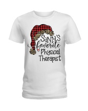 Santa's favorite Physical Therapist Ladies T-Shirt tile