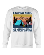 Camping Queen Crewneck Sweatshirt tile