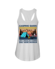 Camping Queen Ladies Flowy Tank tile