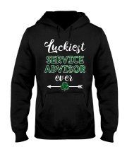 Luckiest Service Advisor Ever Hooded Sweatshirt thumbnail