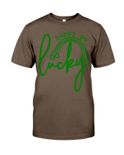 Happy Go Lucky Green Classic T-Shirt tile