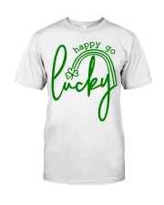 Happy Go Lucky Green Classic T-Shirt front