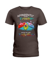 Flamingo Kayaking Ladies T-Shirt thumbnail